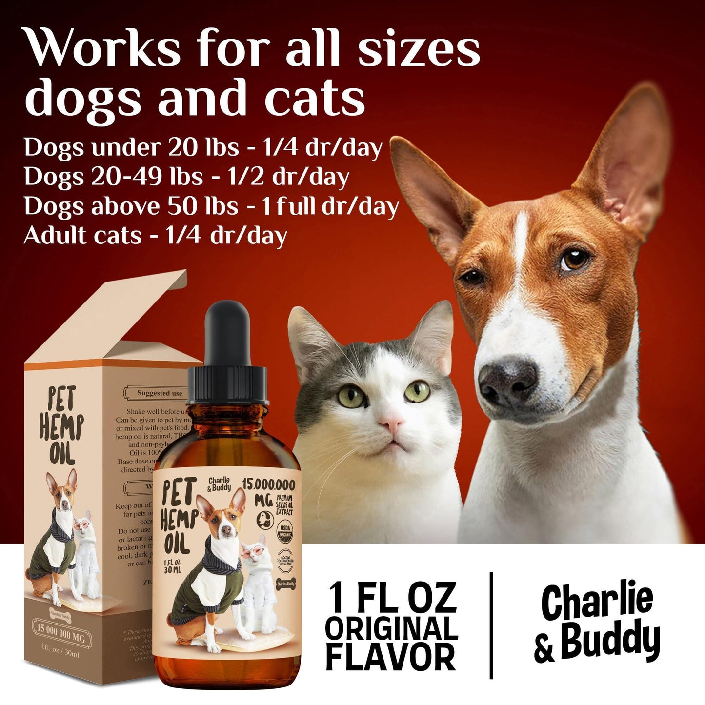 Hemp Oil for Dogs & Cats