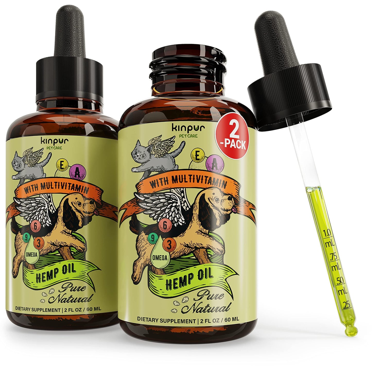 Hemp Oil for Dogs and Cats Pet Hemp Oil Cat and Dog Calming