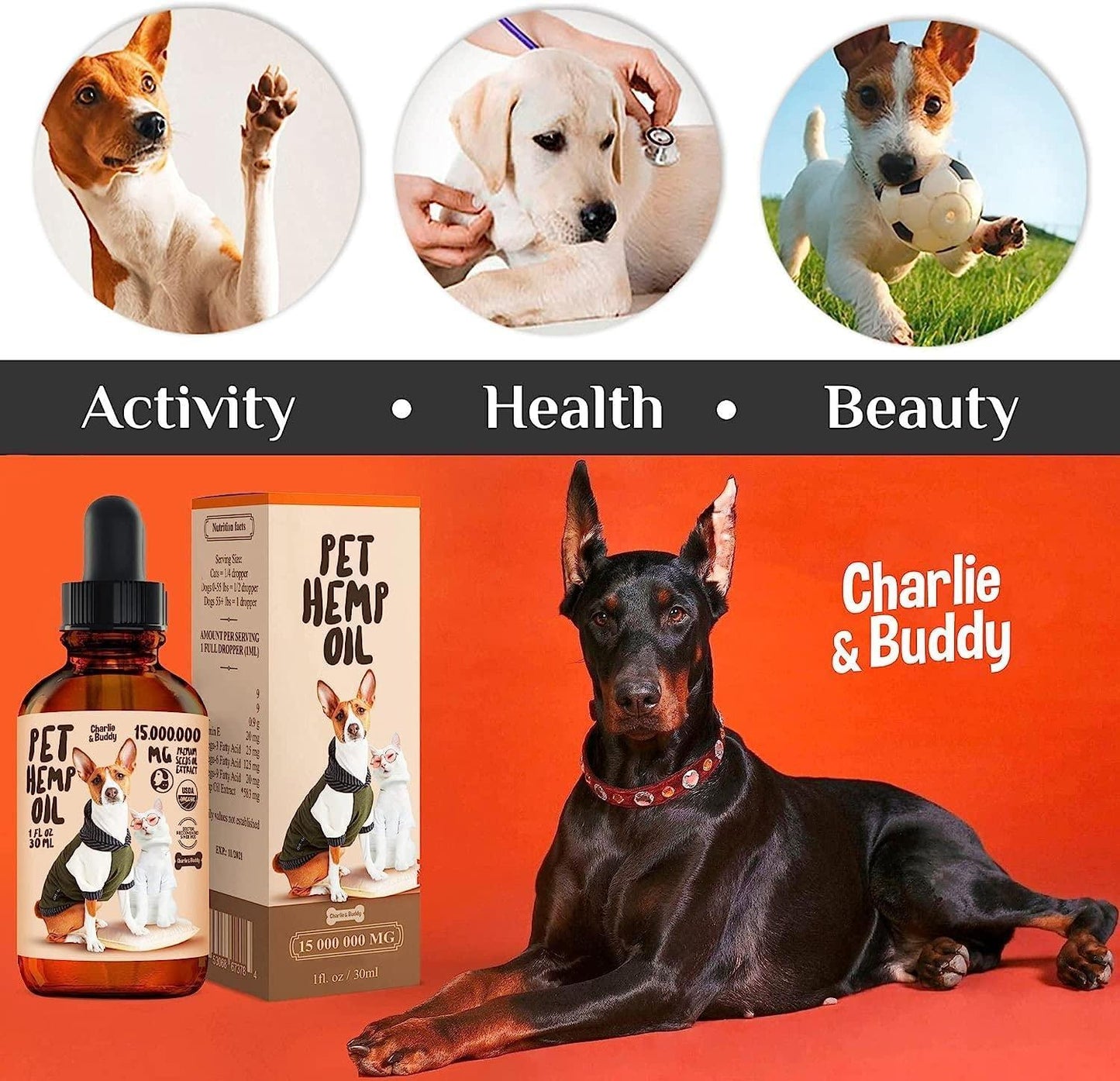Hemp Oil for Dogs & Cats