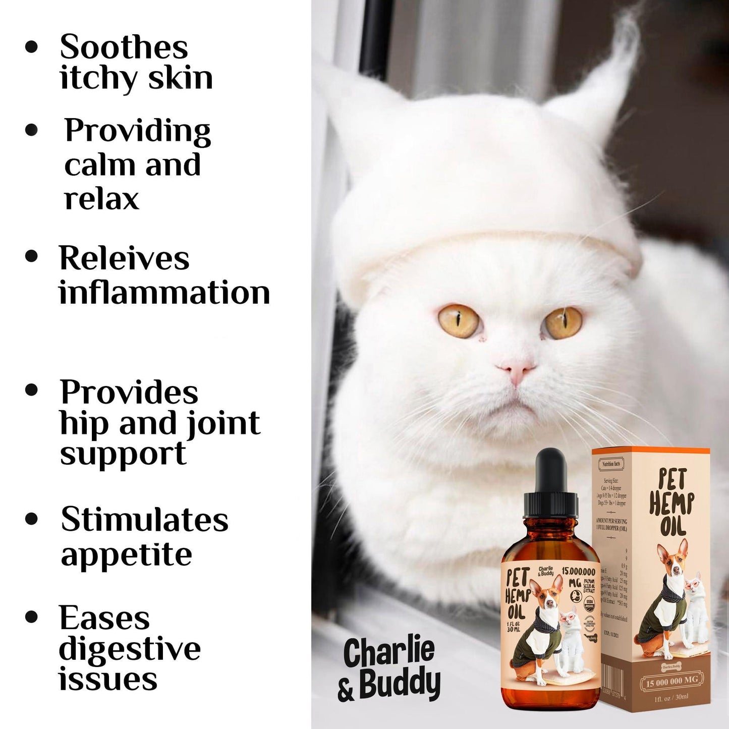 Hemp Oil for Dogs & Cats