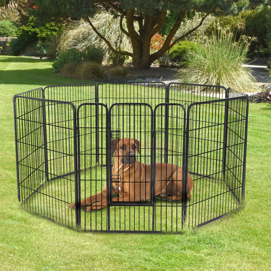 PawHut 8-Panel Pet Playpen