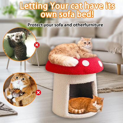Extra Large Mushroom Cat Bed