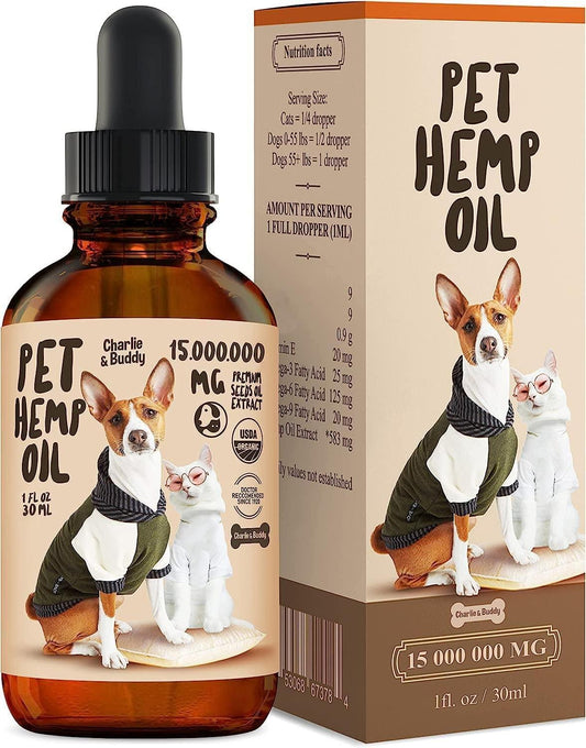 Hemp Oil for Dogs & Cats