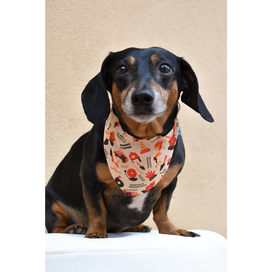 BlazePaws Firefighter Bandana