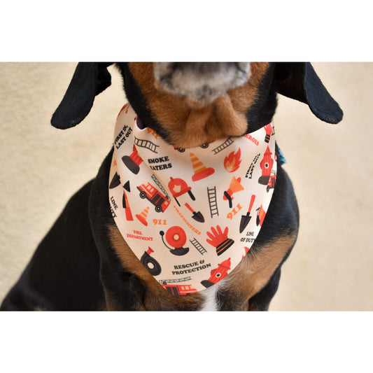 BlazePaws Firefighter Bandana