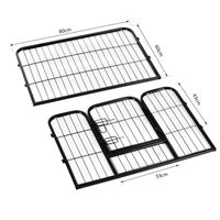 PawHut 8-Panel Pet Playpen